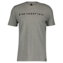 Scott M TEE NO SHORTCUTS SS light grey melange XXL - PeakStyle