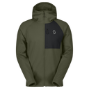 Scott M HOODY DEFINED WARM ZIP douglas green/black XXL - PeakStyle